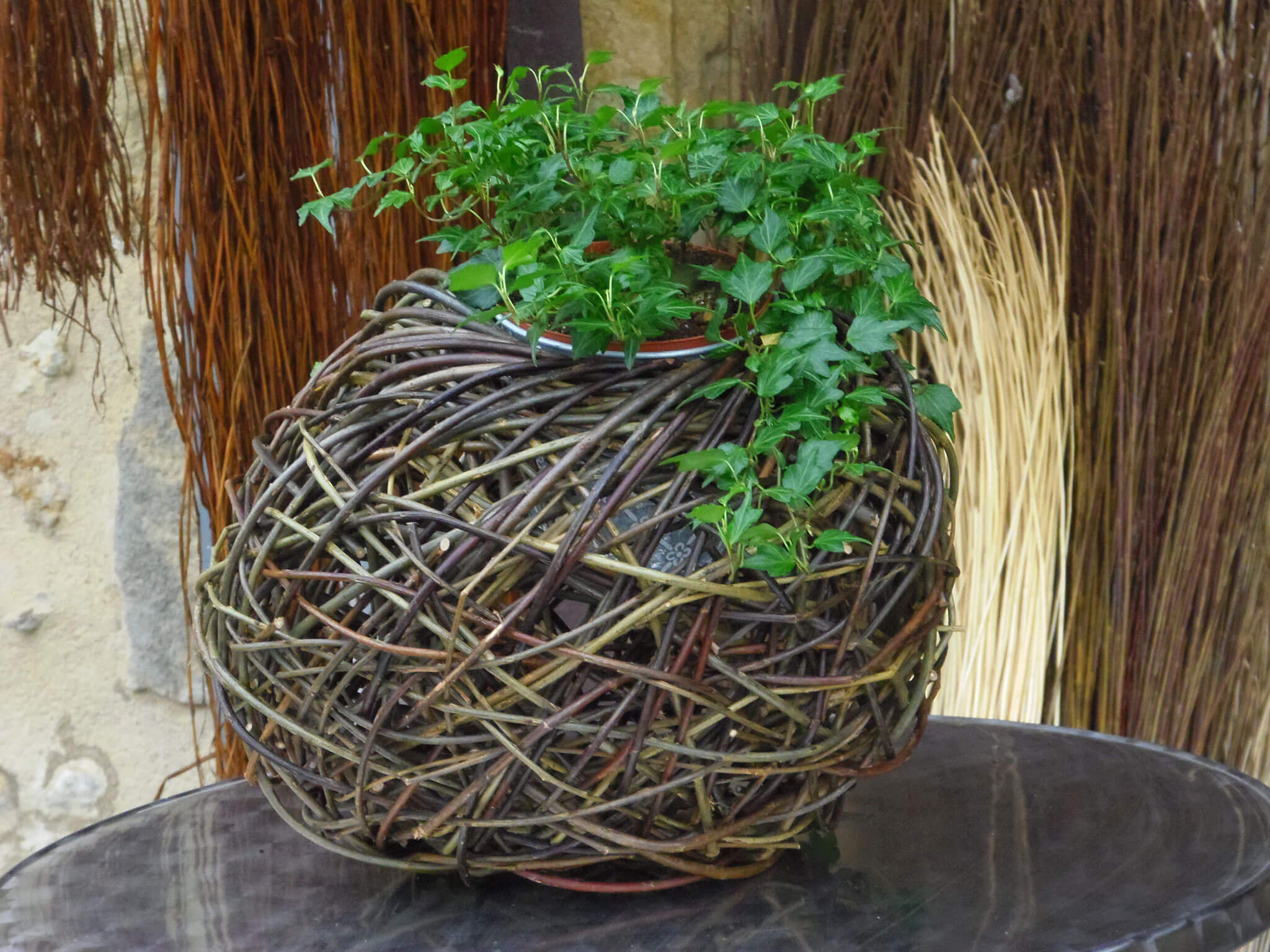 Cache pot - Plume et Brin d'Osier
